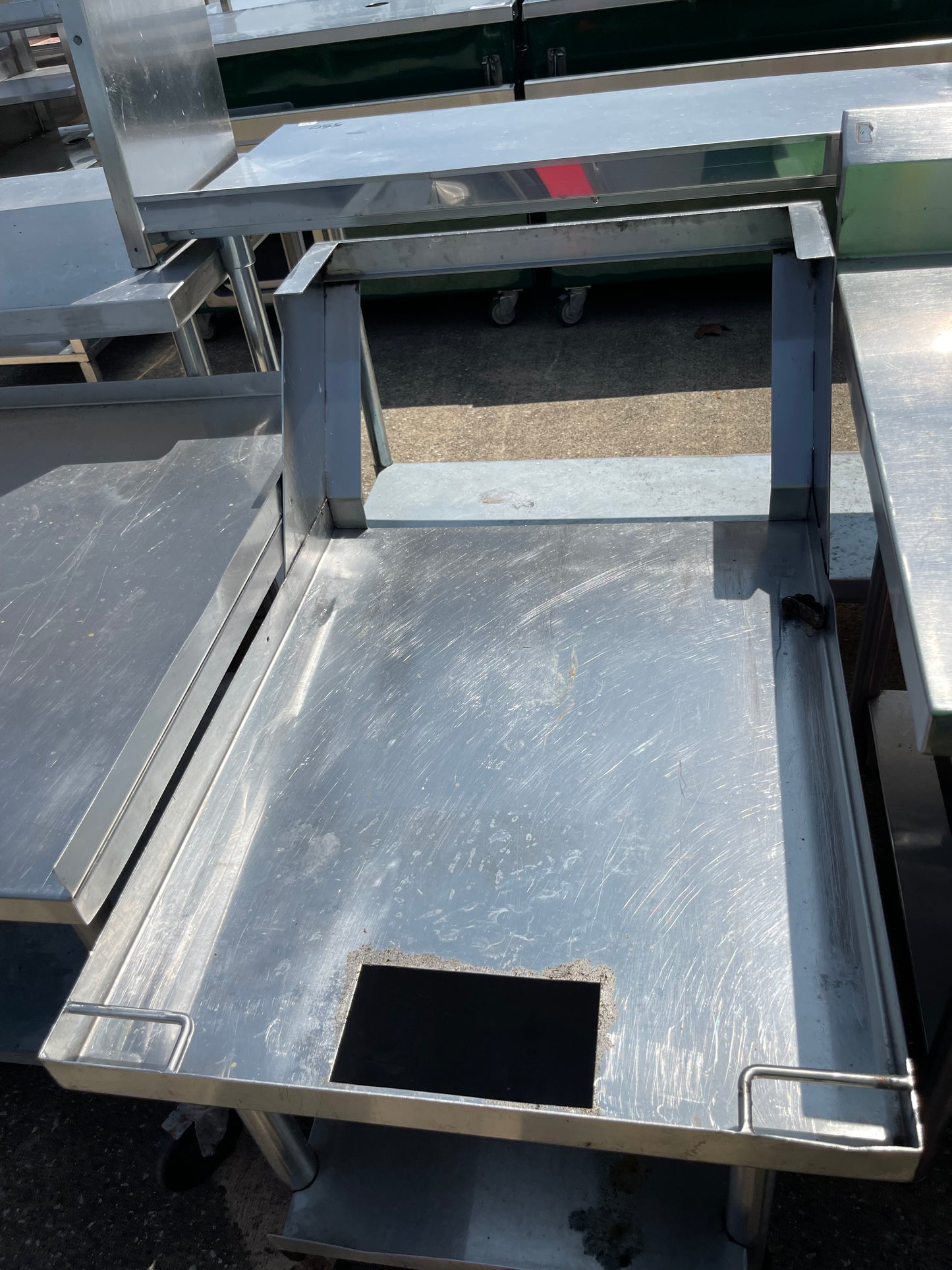 Used Stainless Steel Equipment Cart Stand - SS78