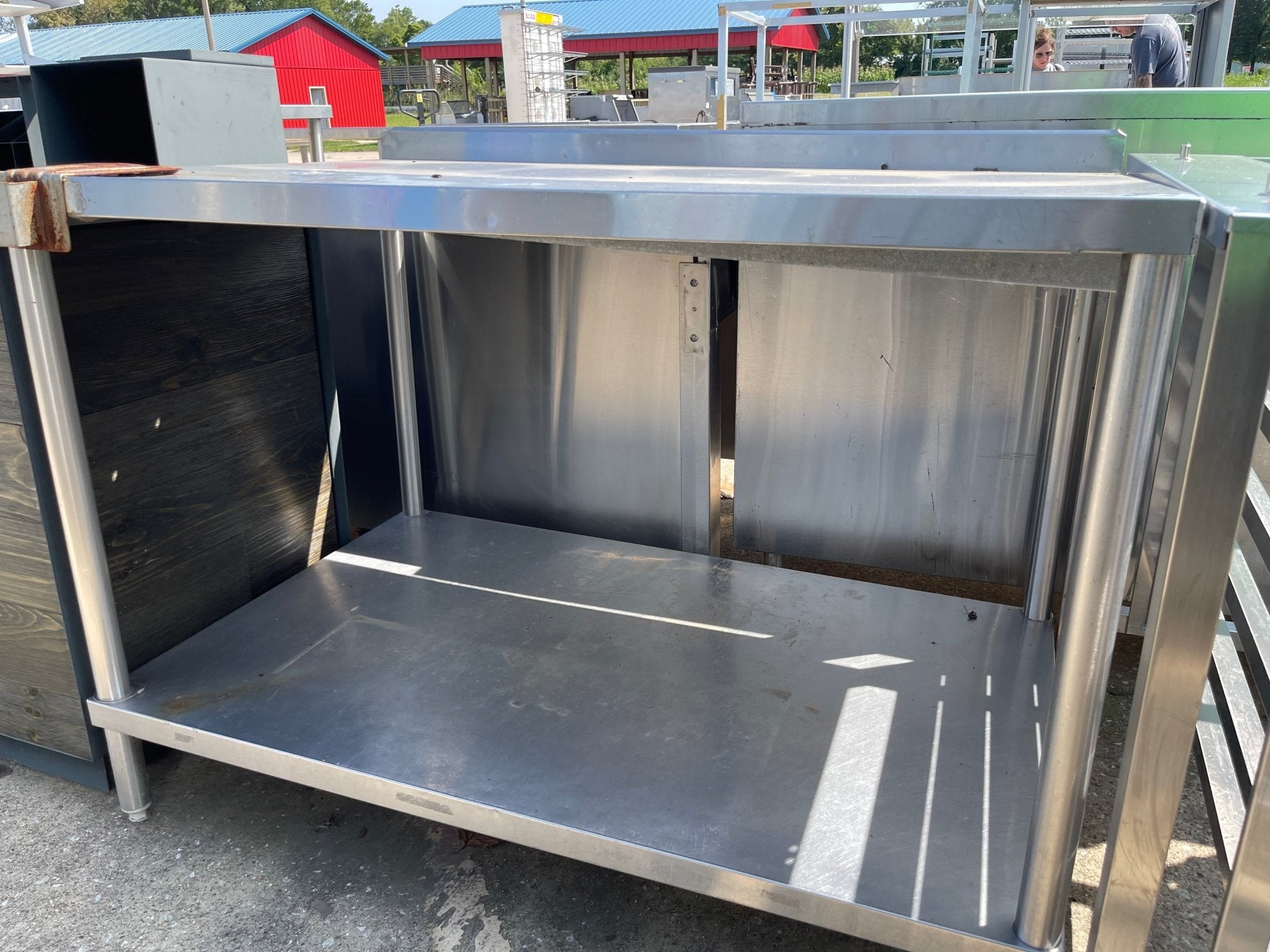 Used 48" Stainless Steel Table - SS83 - Falcon Restaurant Supply - 2