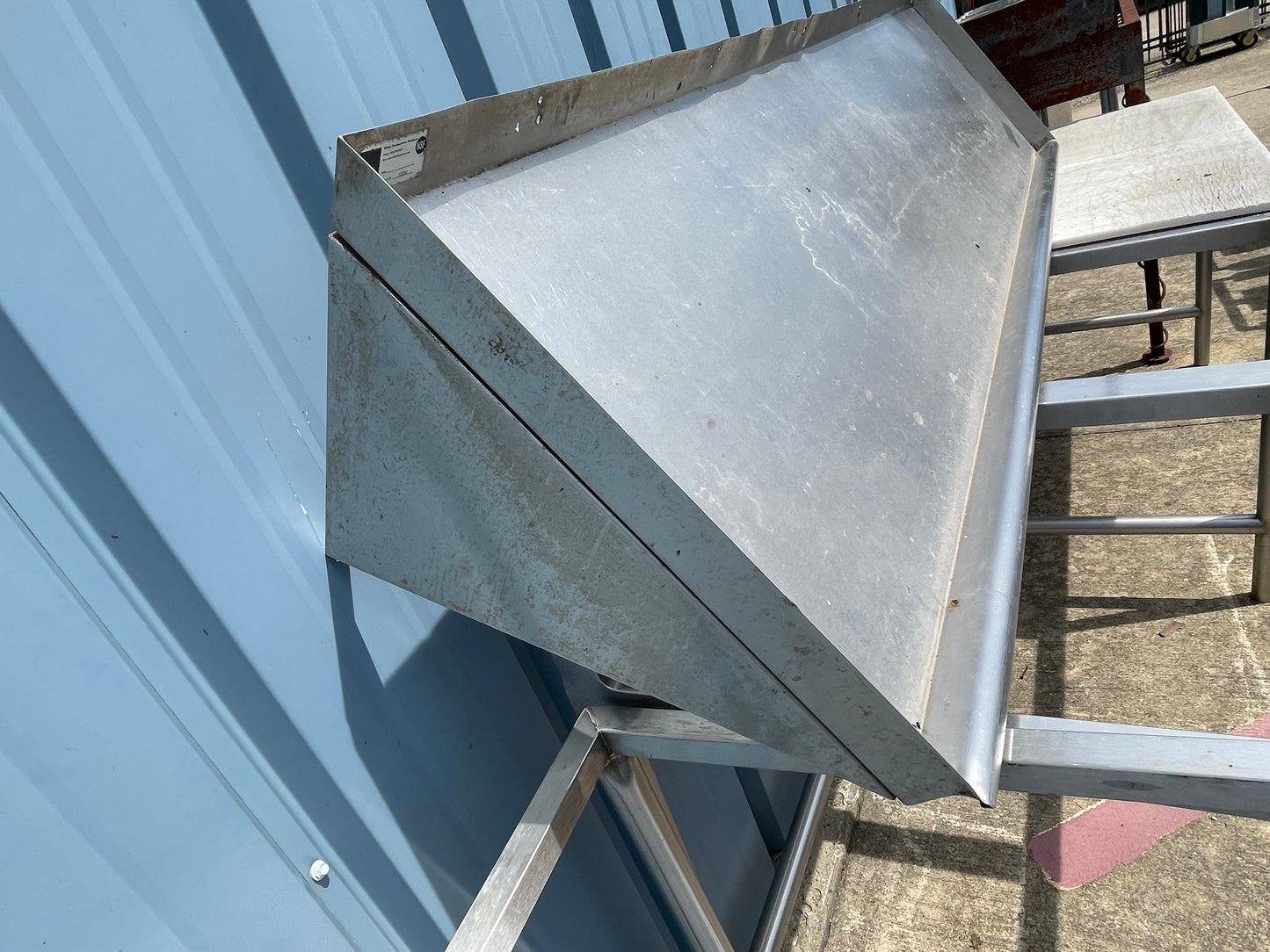 Used 84" Stainless Steal Shelf - SS89