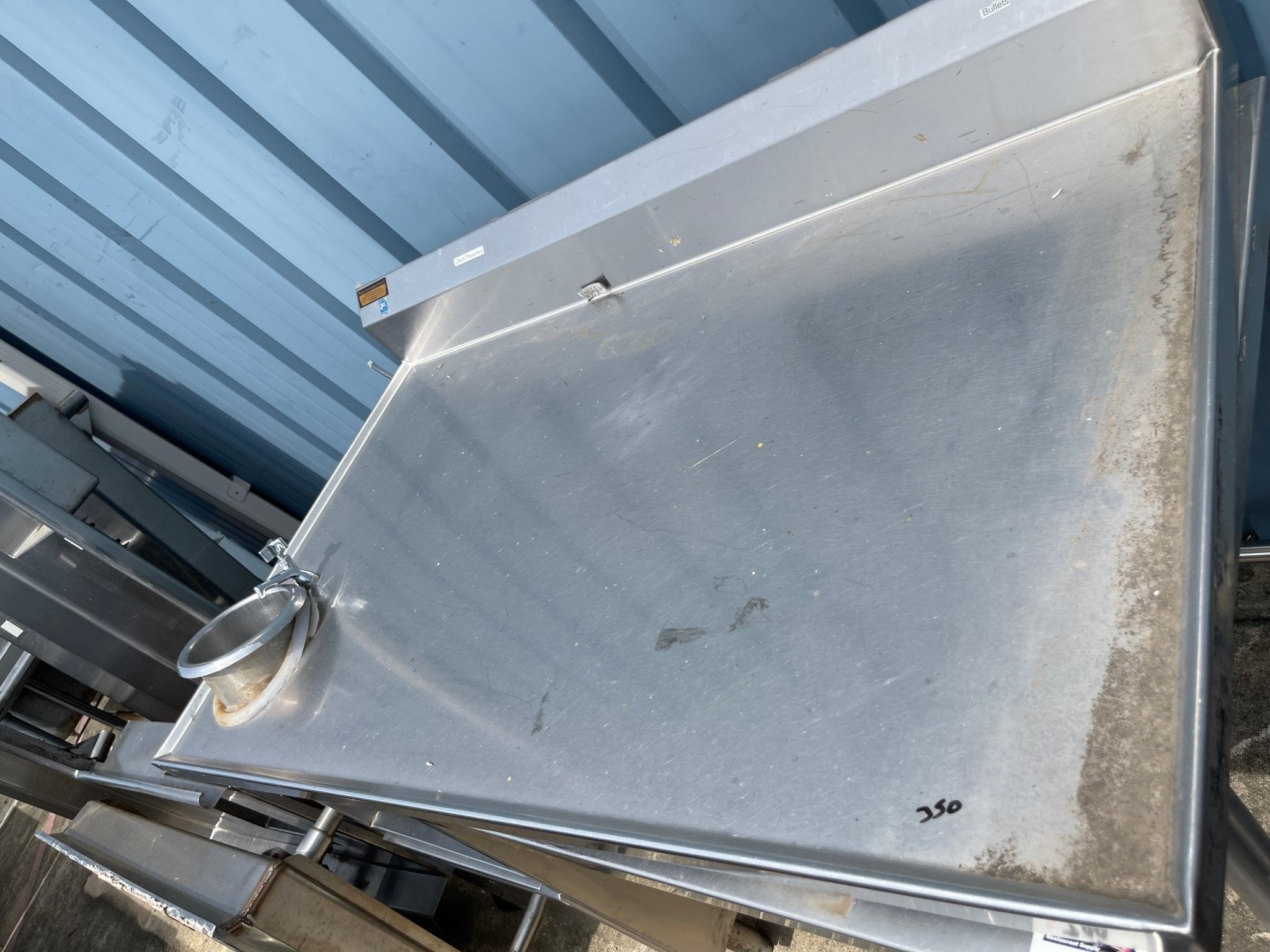 Used 48" Stainless Steel Table Top with Sink - SS98