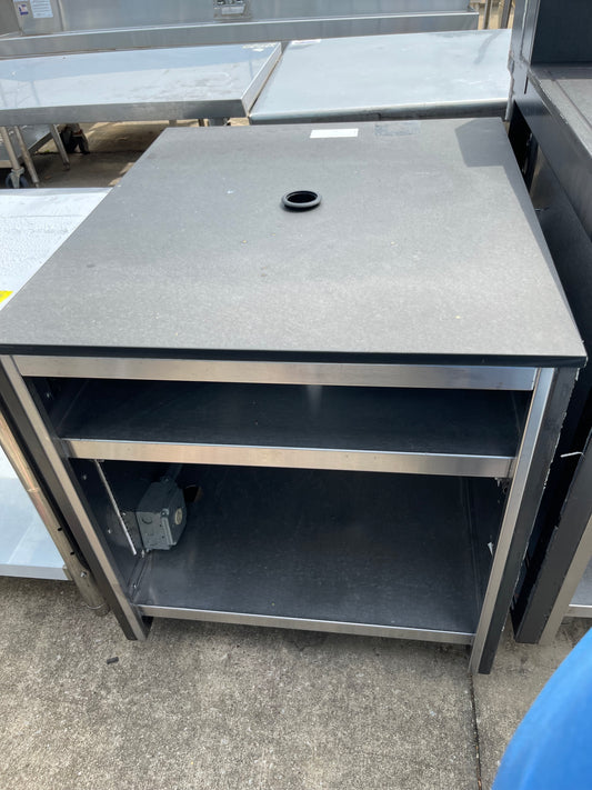 Used 30" Composite Table with Outlet - SS109