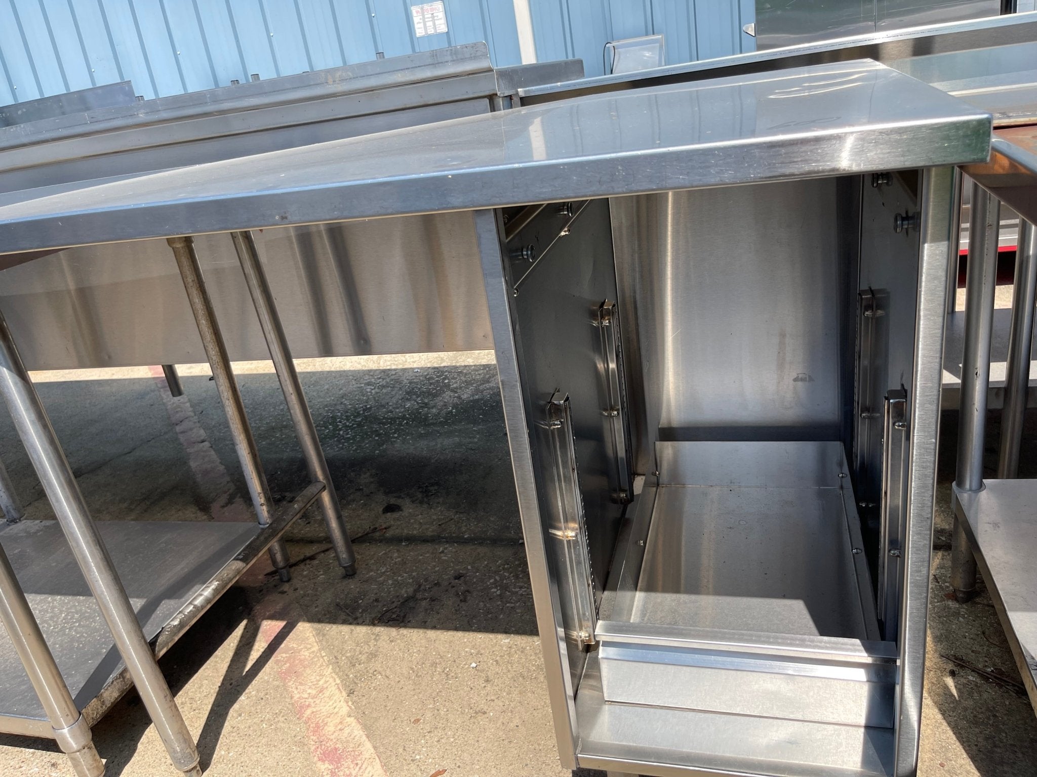 Used 48" Stainless Steel Work Station - SS131 - Falcon Restaurant Supply - 2