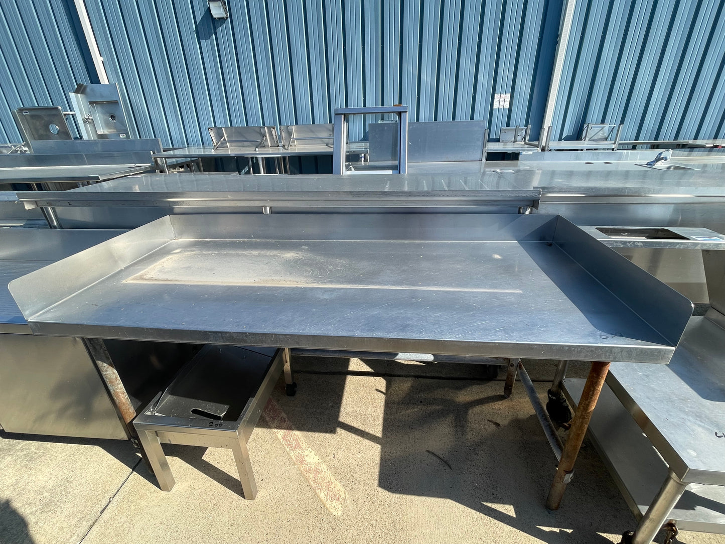 Used 72" Stainless Steel Table - SS142