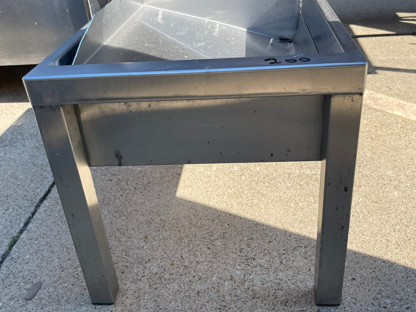 Stainless Steel Dump Cart for a Steam Kettle - SS143