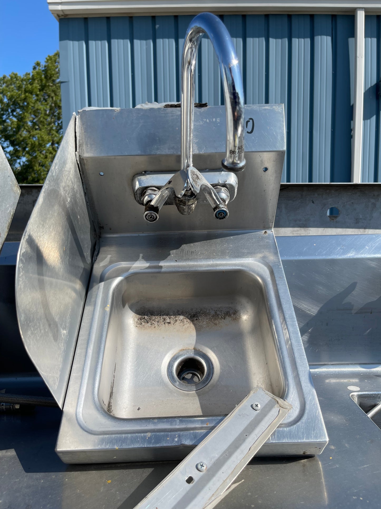 Used Stainless Steel Hand Sink with Faucet - SS148