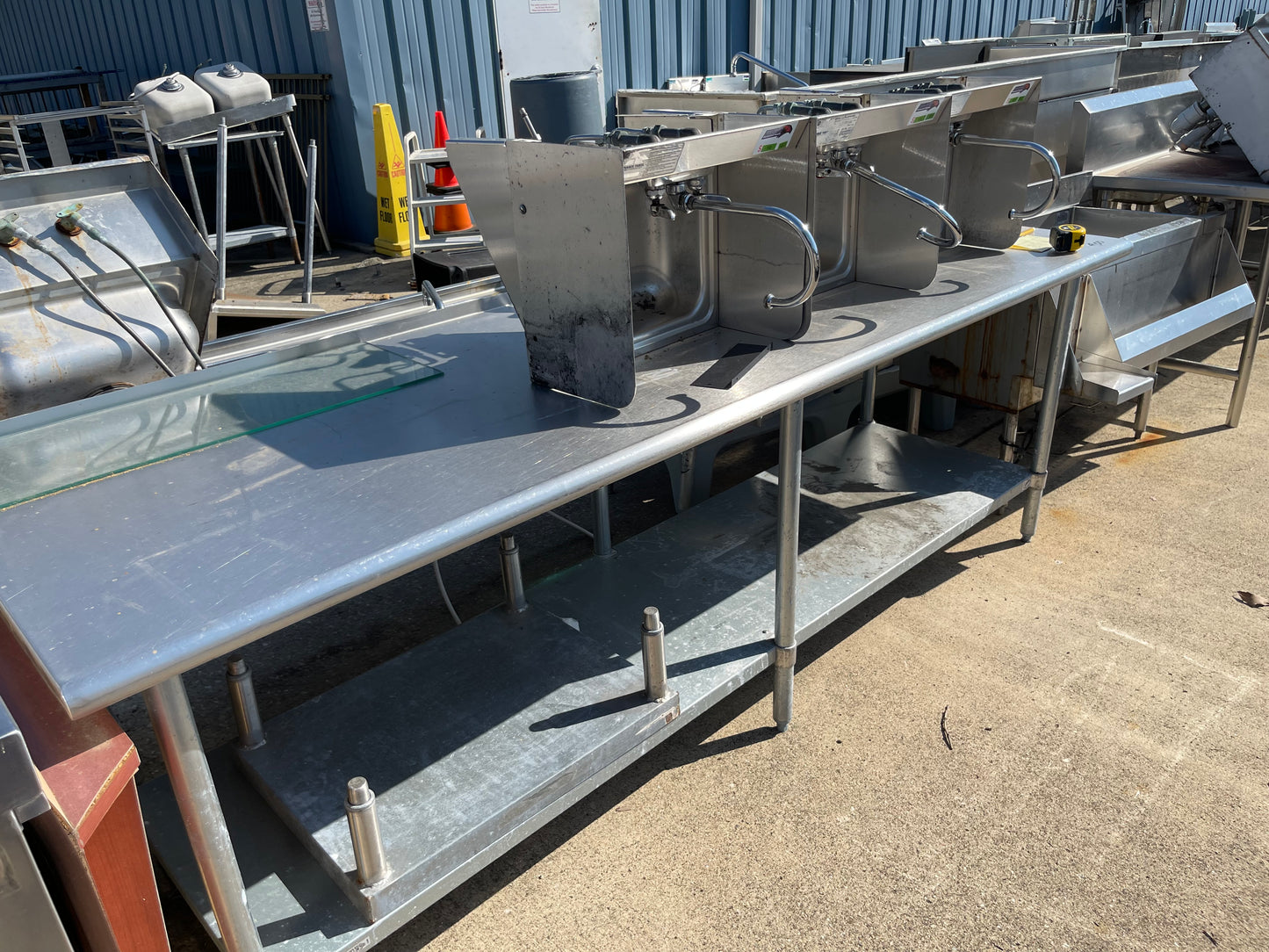 96" Stainless Steel Table - SS150