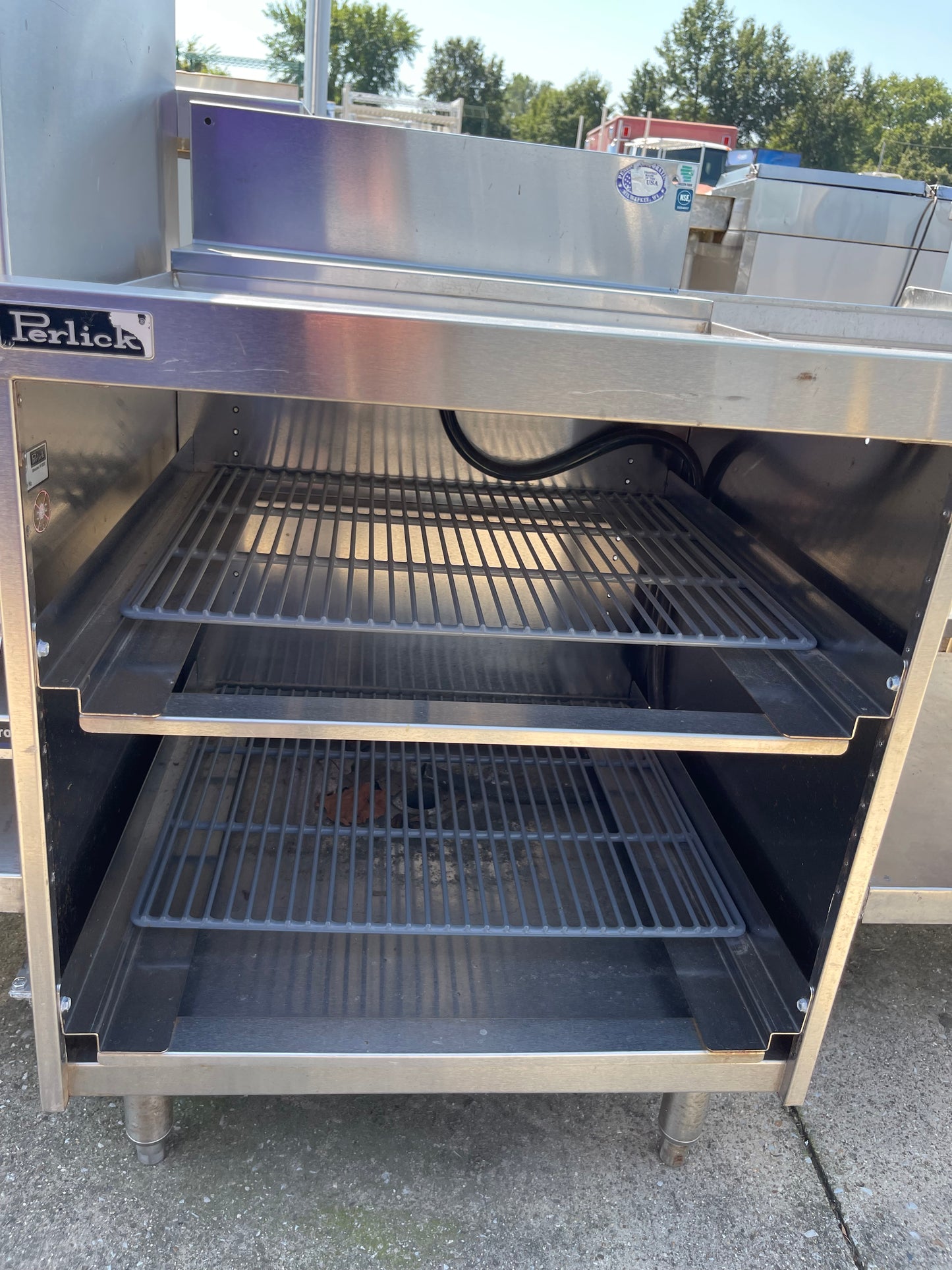 Used 24" Perlick Stainless Steel Under Bar Drain Board - SS155