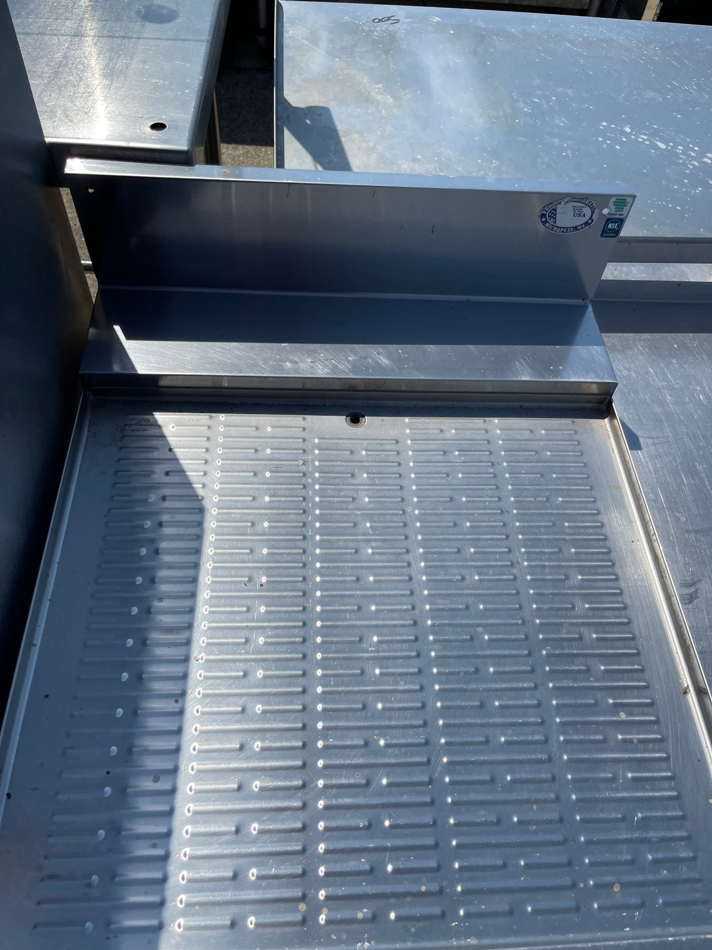 24" Perlick Stainless Steel Under Bar Drain Board - SS155