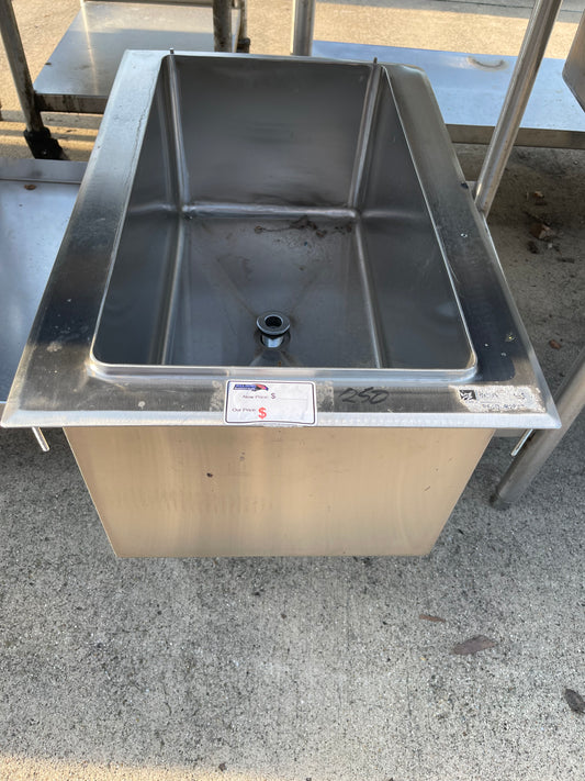 18" John Boos Stainless Steel Ice Bin - SS175