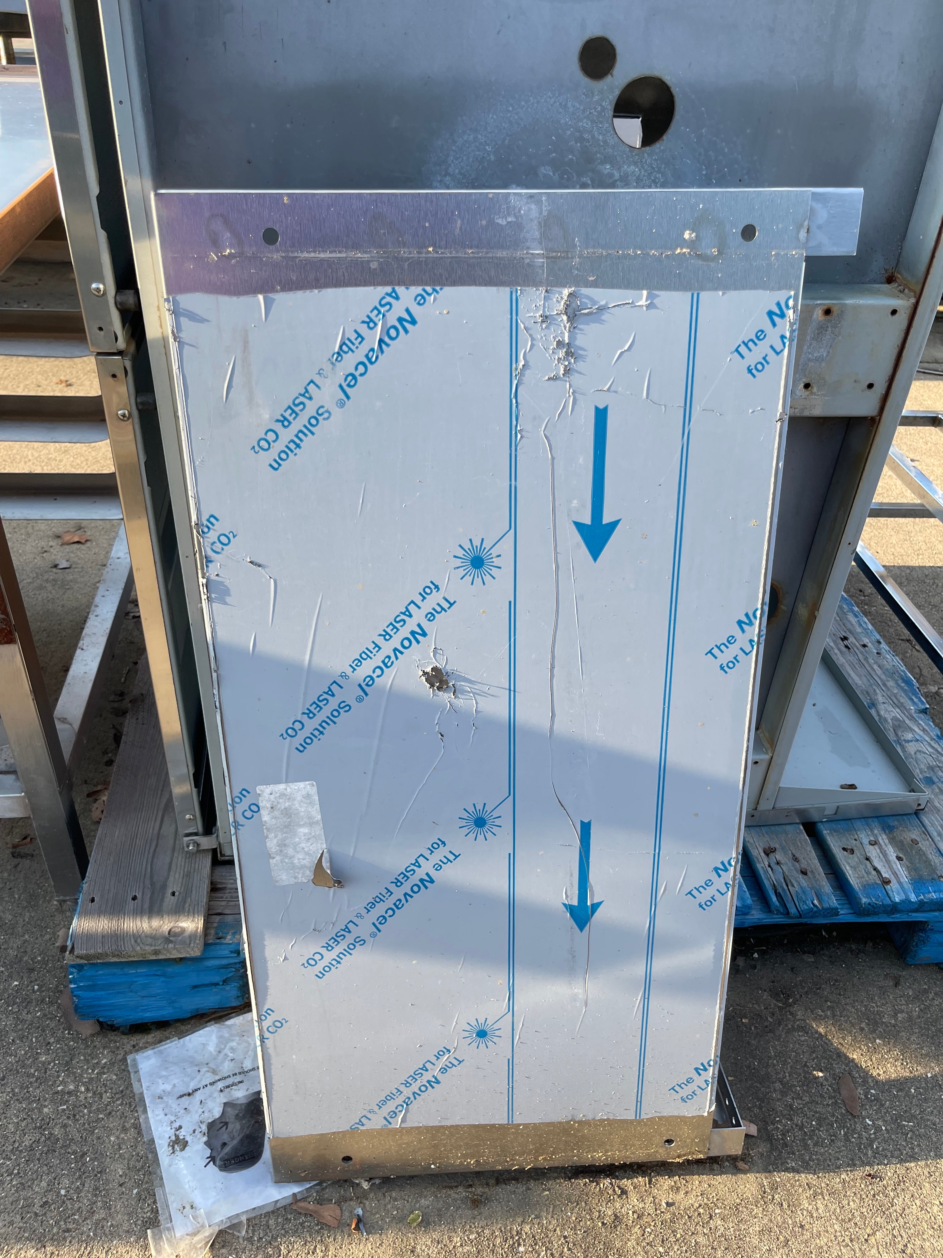 Used 36" Stainless Steel Shelf - SS172