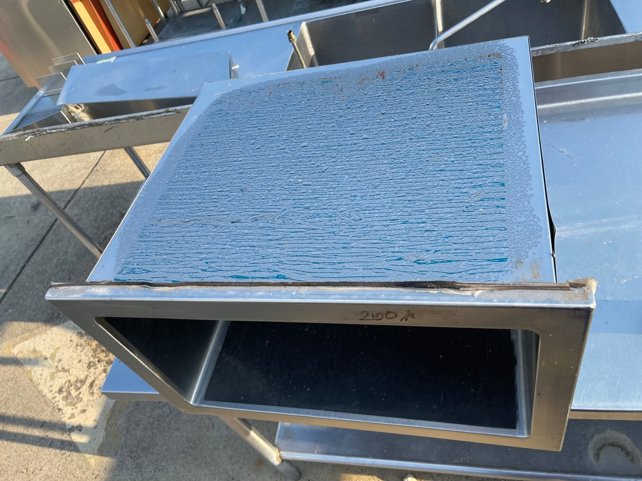 Used 15" Stainless Steel Ice Bin - SS176 - Falcon Restaurant Supply - 1