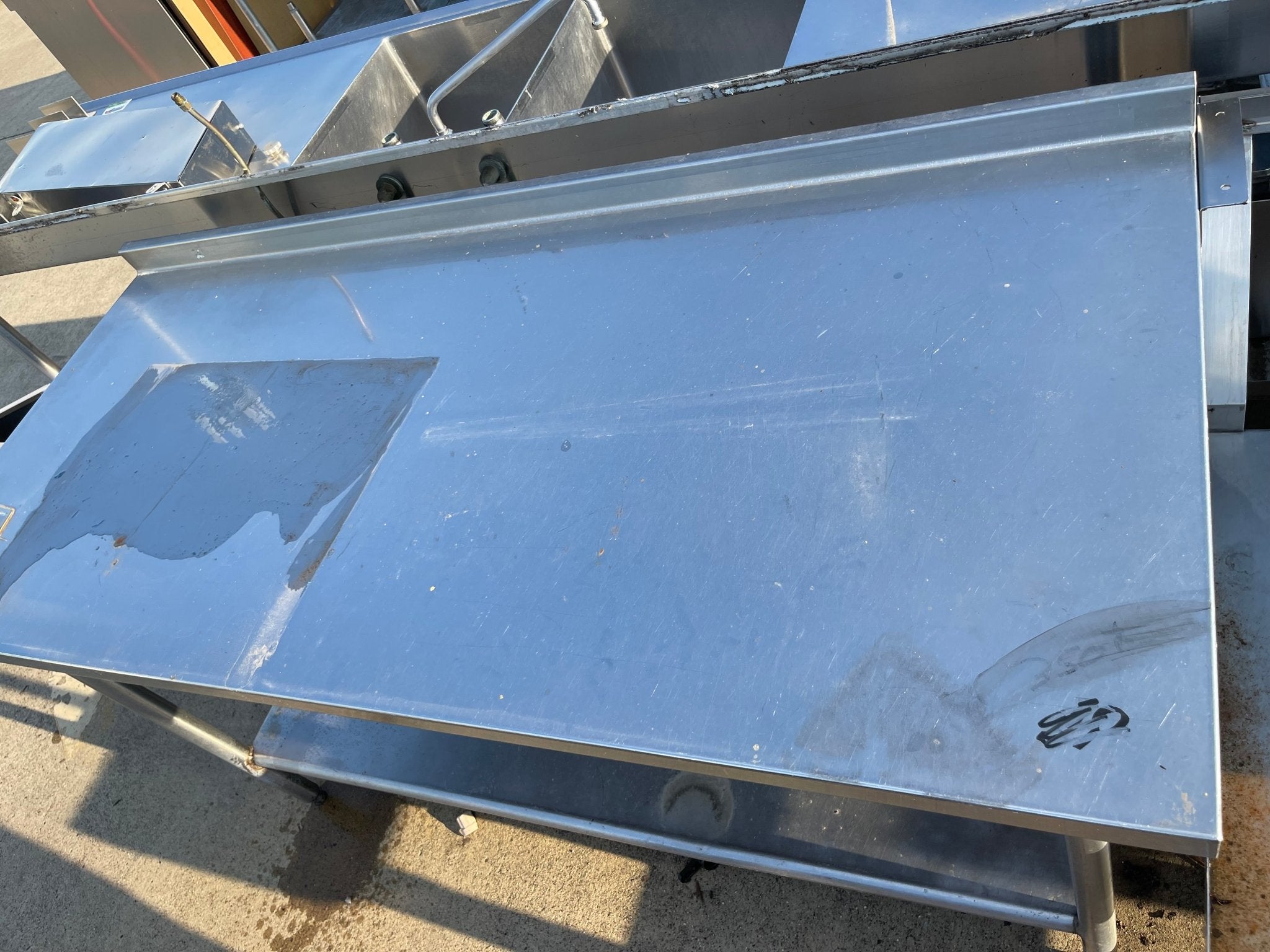 Used 66" Stainless Steel Table - SS177 - Falcon Restaurant Supply - 3