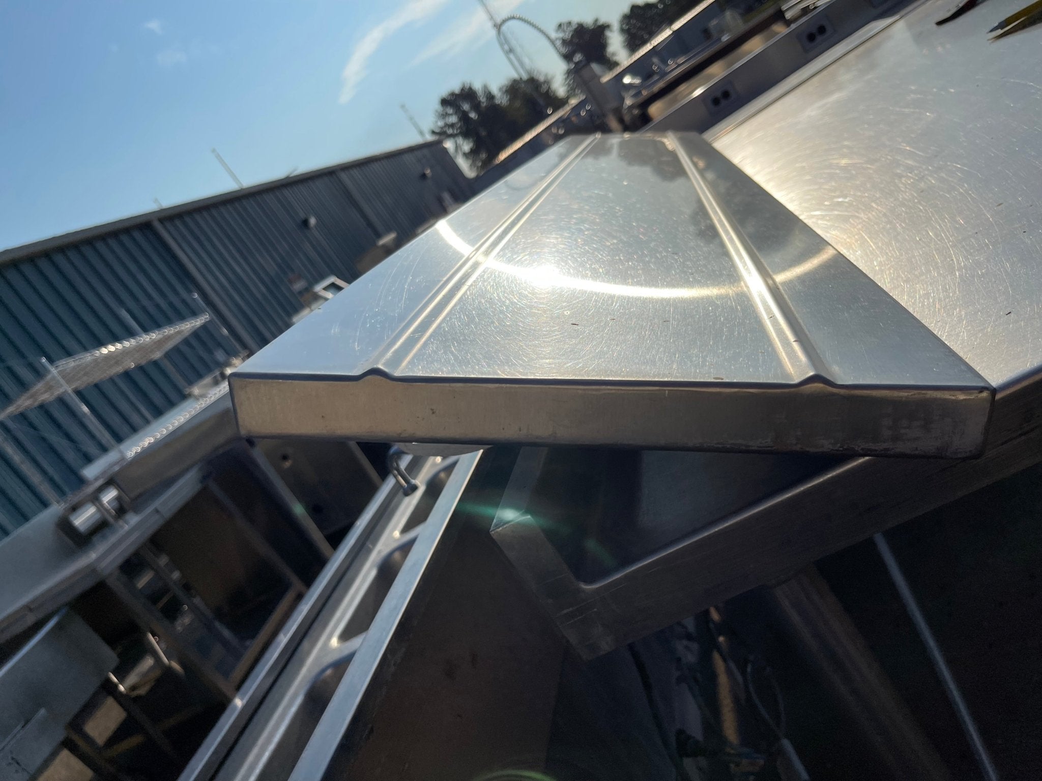 Used 72" Stainless Steel Buffet Food Tray Shelf - SS178 - Falcon Restaurant Supply - 2