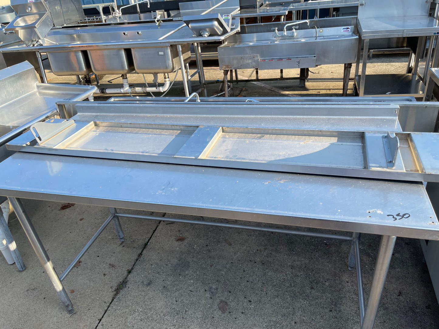 Used 66" Stainless Steel Table - SS179