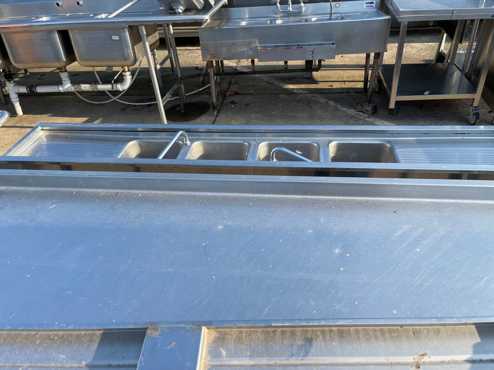 Used 66" Stainless Steel Table - SS179 - Falcon Restaurant Supply - 3