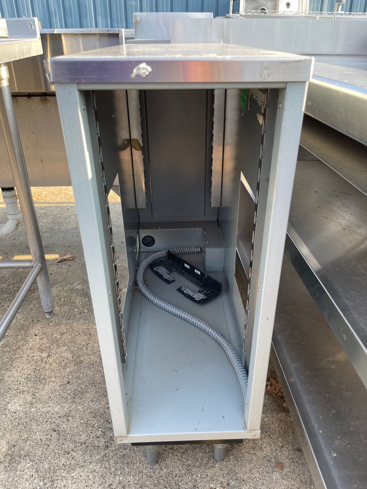 Used 12" Stainless Steel Storage Cabinet - SS180 - Falcon Restaurant Supply - 2