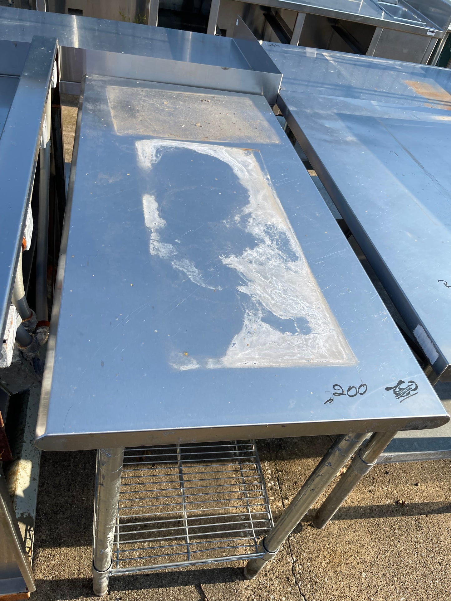 Used 49" Stainless Steel Table - SS182