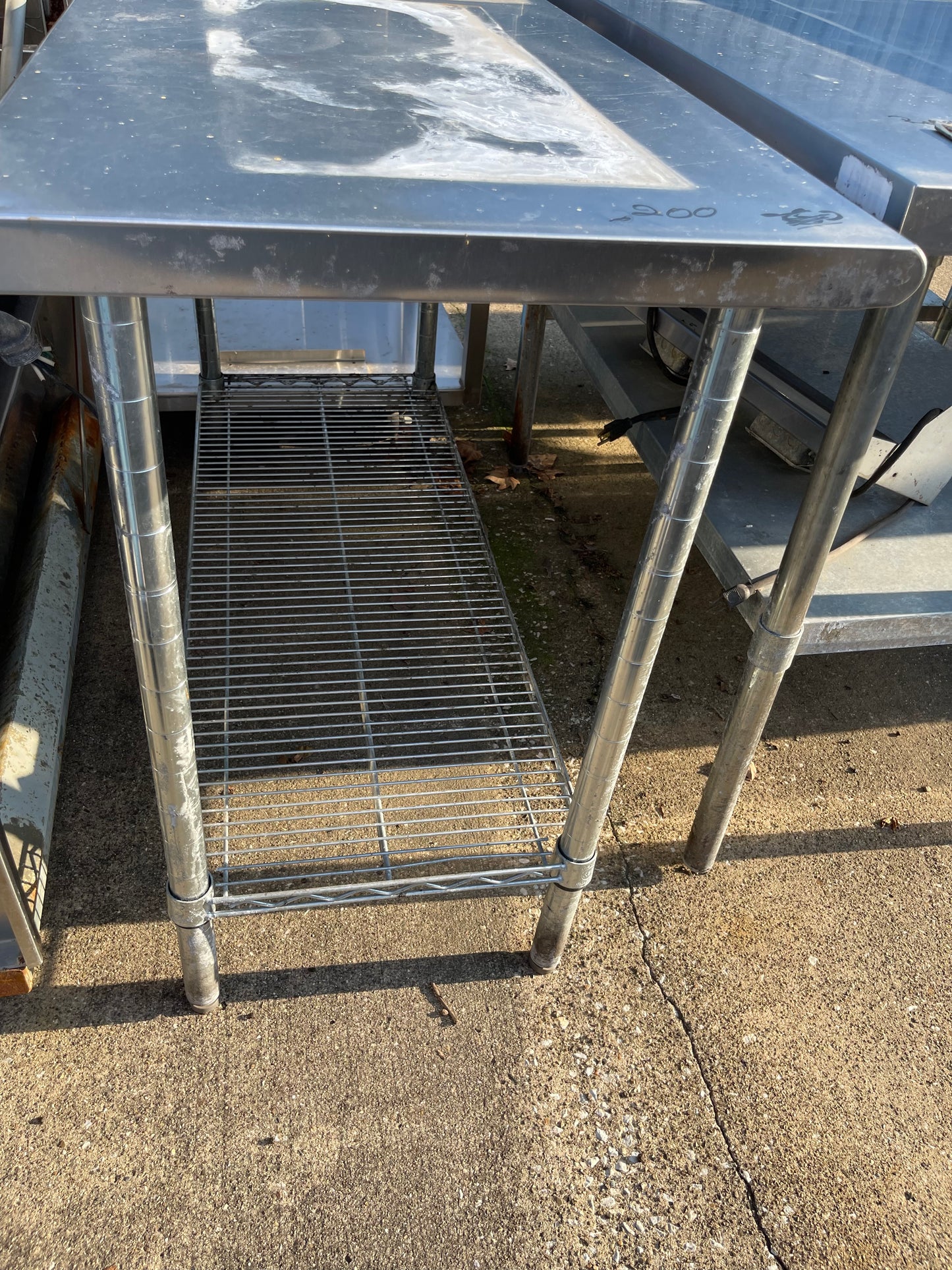 Used 49" Stainless Steel Table - SS182