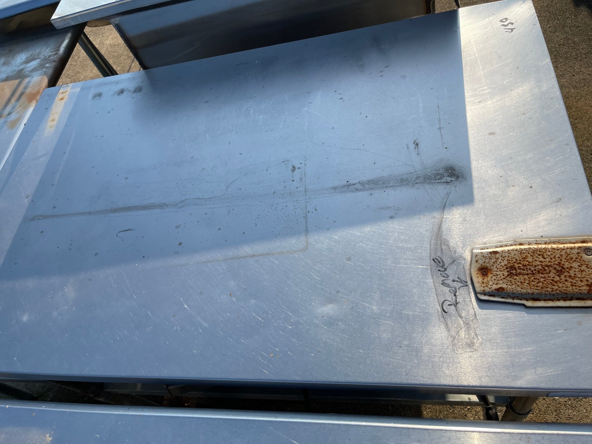 Used 48" Stainless Steel Table - SS183 - Falcon Restaurant Supply - 3