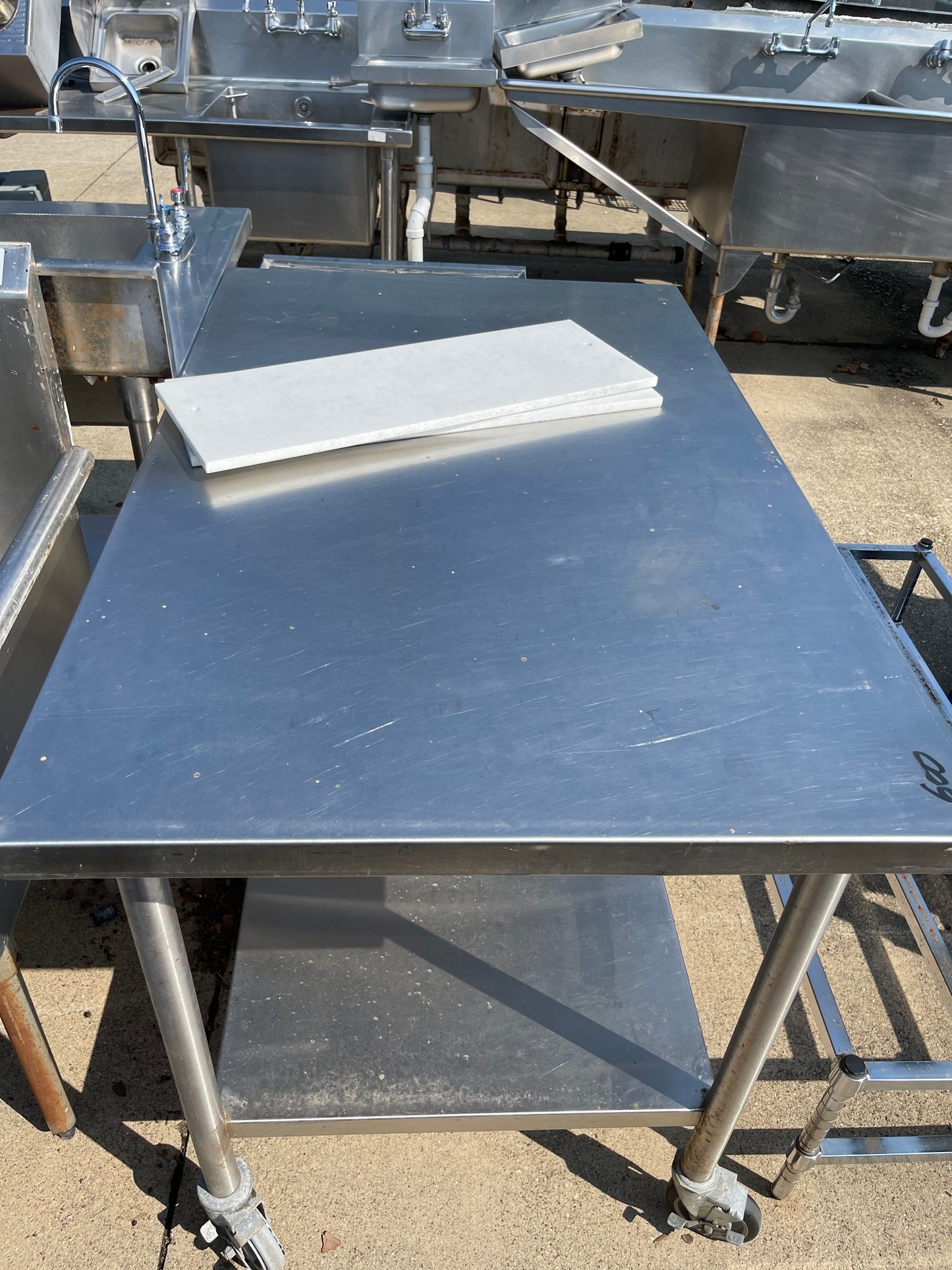 Used 48" Stainless Steel Table - SS184