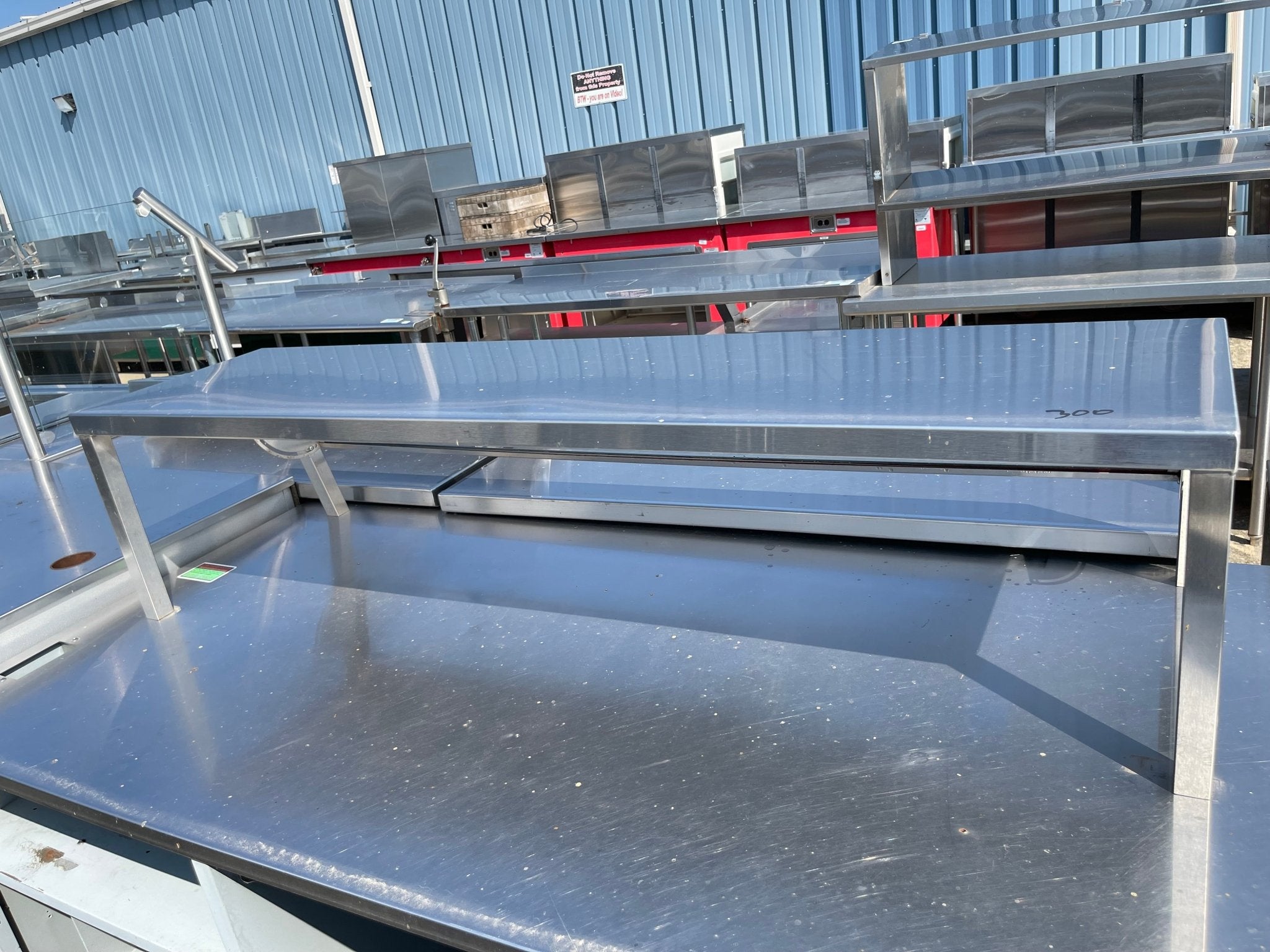 Used 60" Stainless Steel Shelf - SS191 - Falcon Restaurant Supply - 1