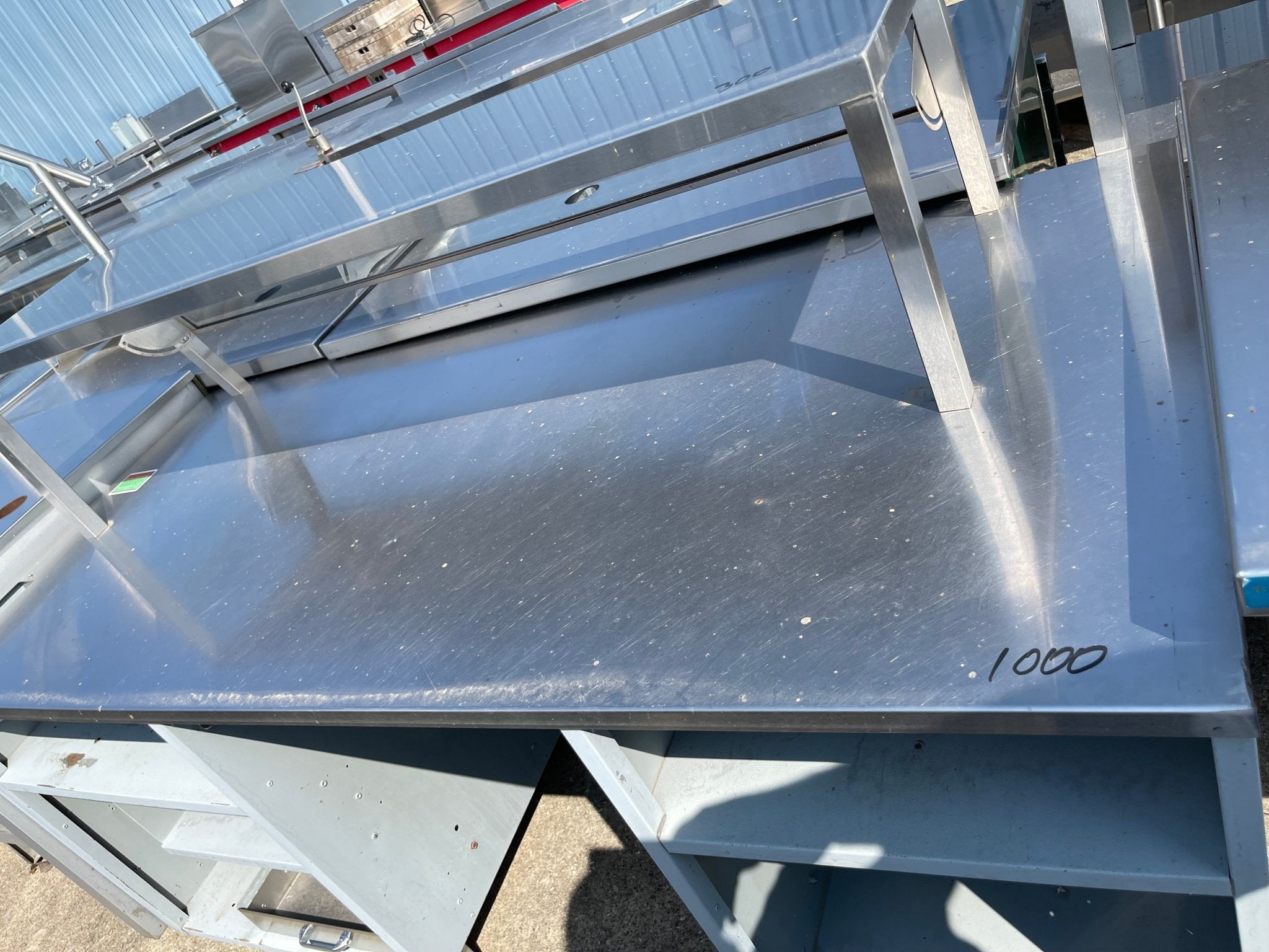 Used 73" Stainless Steel Work Station Counter - SS192 - Falcon Restaurant Supply - 3