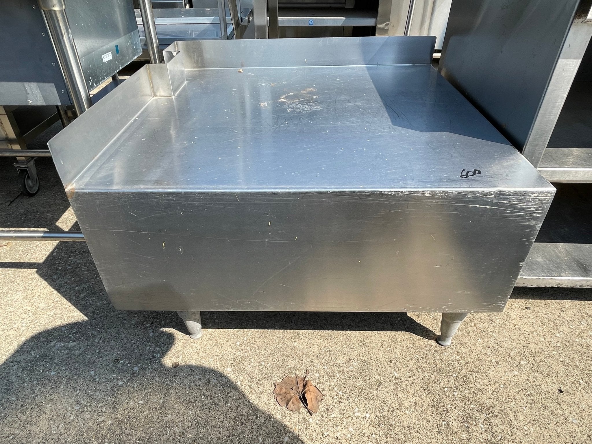 Used 38" Stainless Steel Equipment Cart - SS197 - Falcon Restaurant Supply - 2