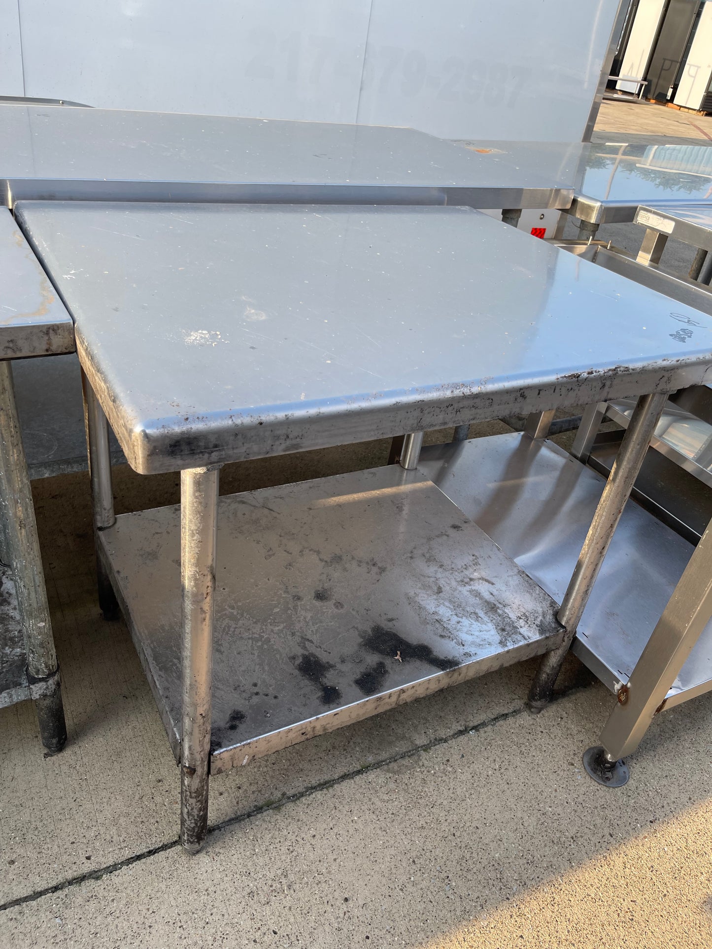 Used 36" Stainless Steel Table - SS213