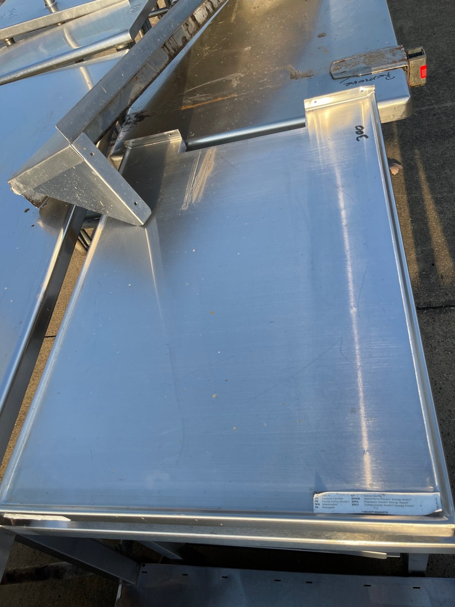 Used 24" Stainless Steel Equipment Stand Table with Shelf - SS215 - Falcon Restaurant Supply - 3