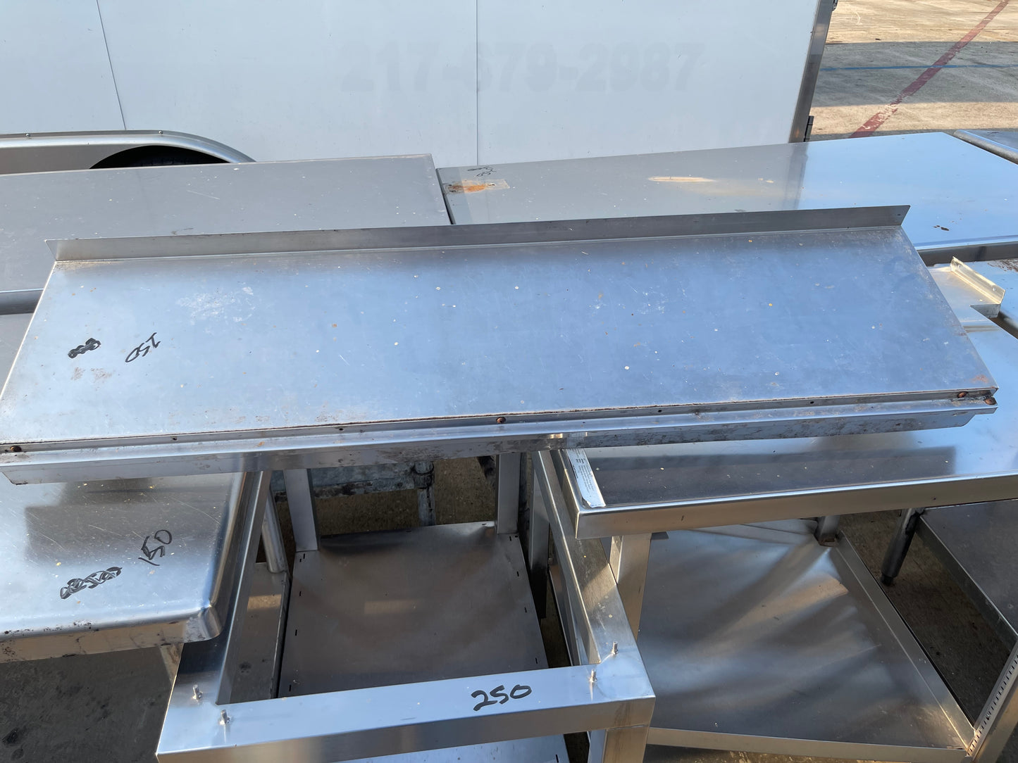 Used 48" Stainless Steel Shelf - SS216