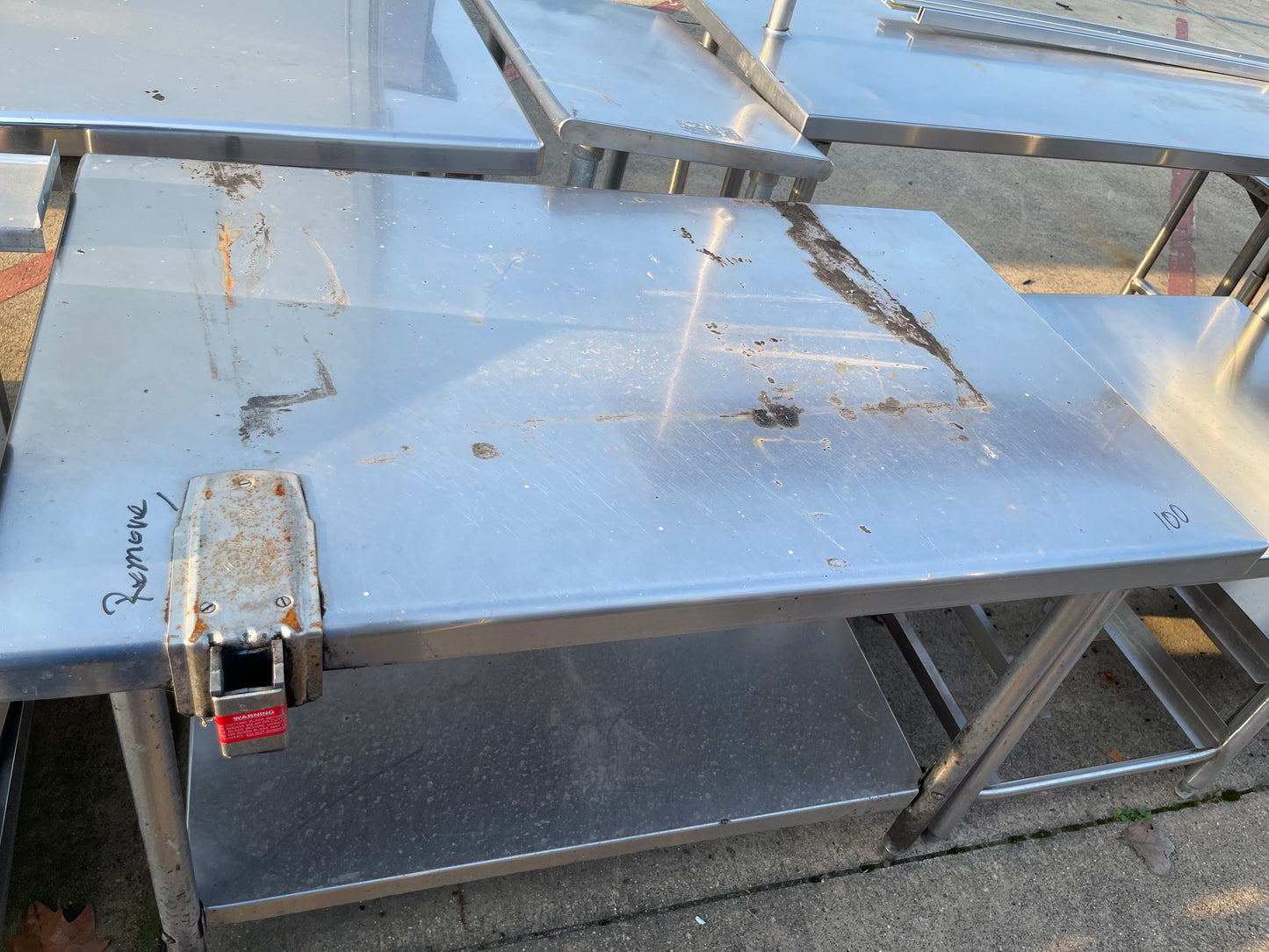 Used 47" Stainless Steel Table - SS217