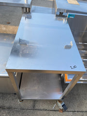 Used 20" Stainless Steel Equipment Stand - SS221 - Falcon Restaurant Supply - 1