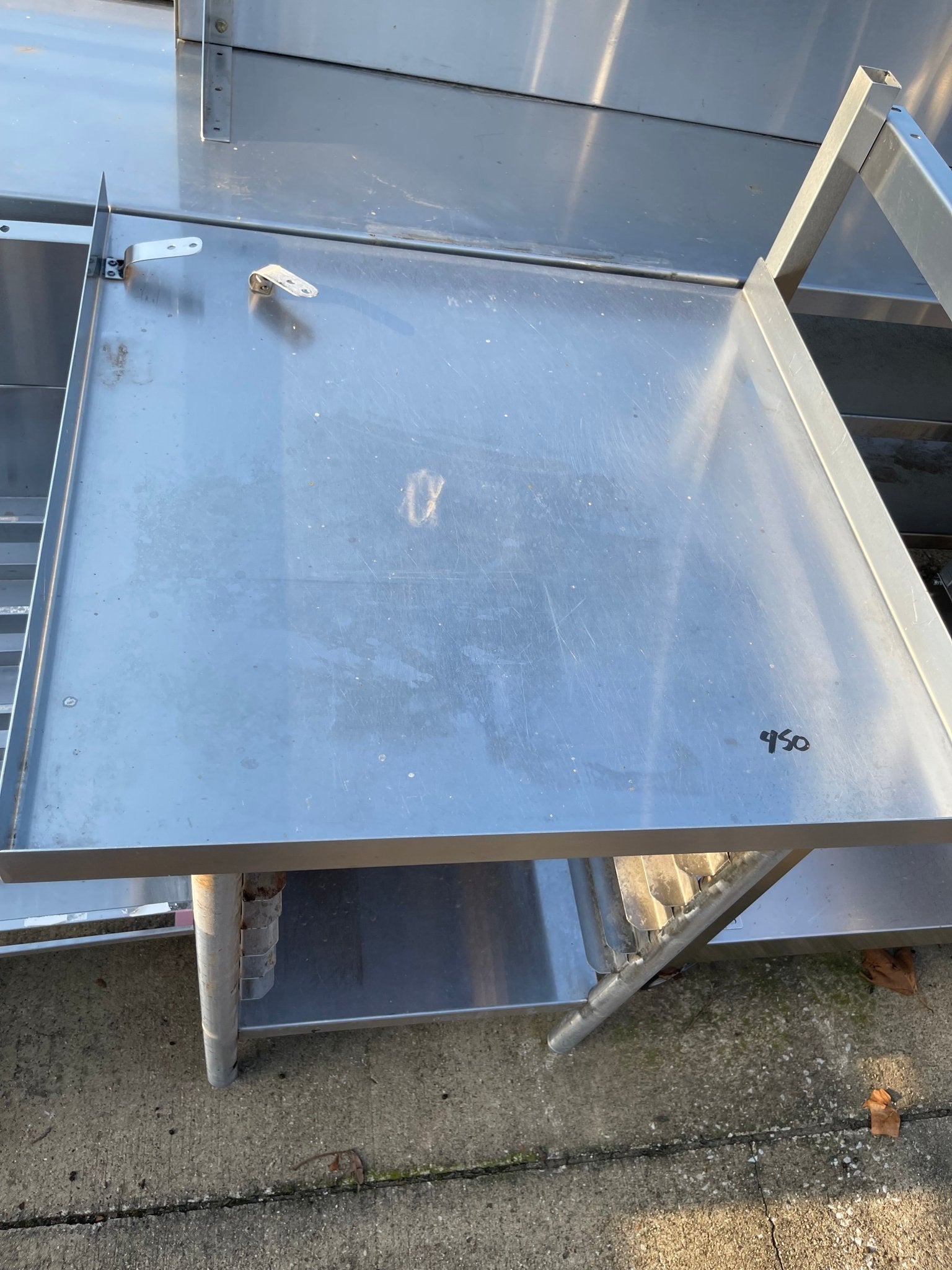Used 30" Stainless Steel Equipment Stand with Racks - SS223 - Falcon Restaurant Supply - 3