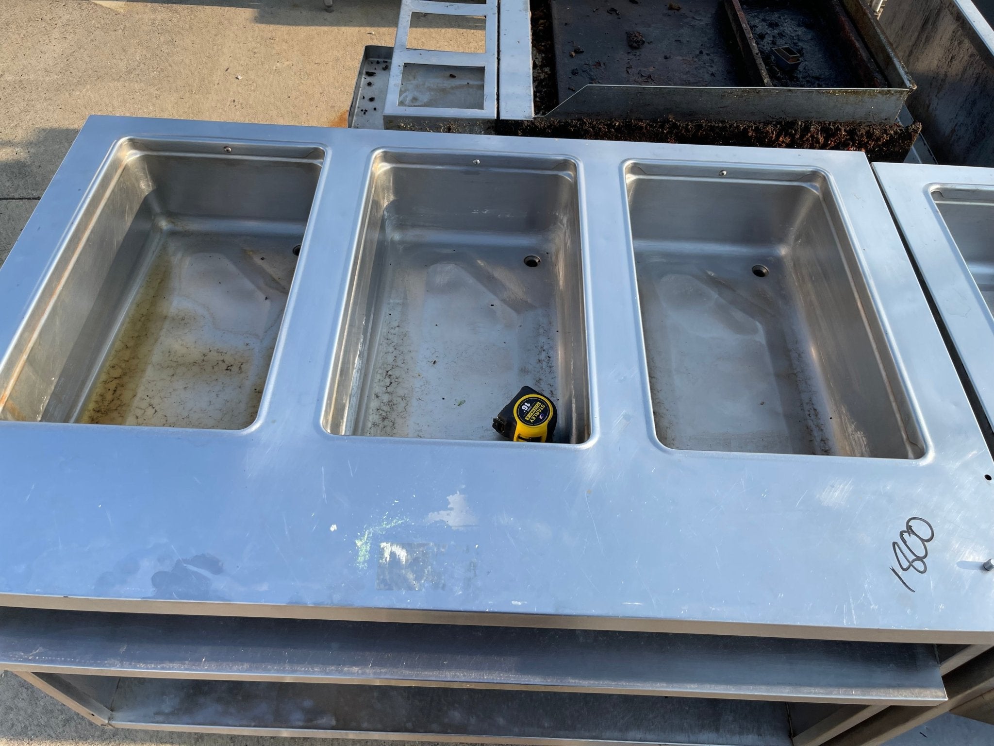 Used 48" Randell Stainless Steel 3613-240 3 Compartment Hot Food Table 208/240V - SS226