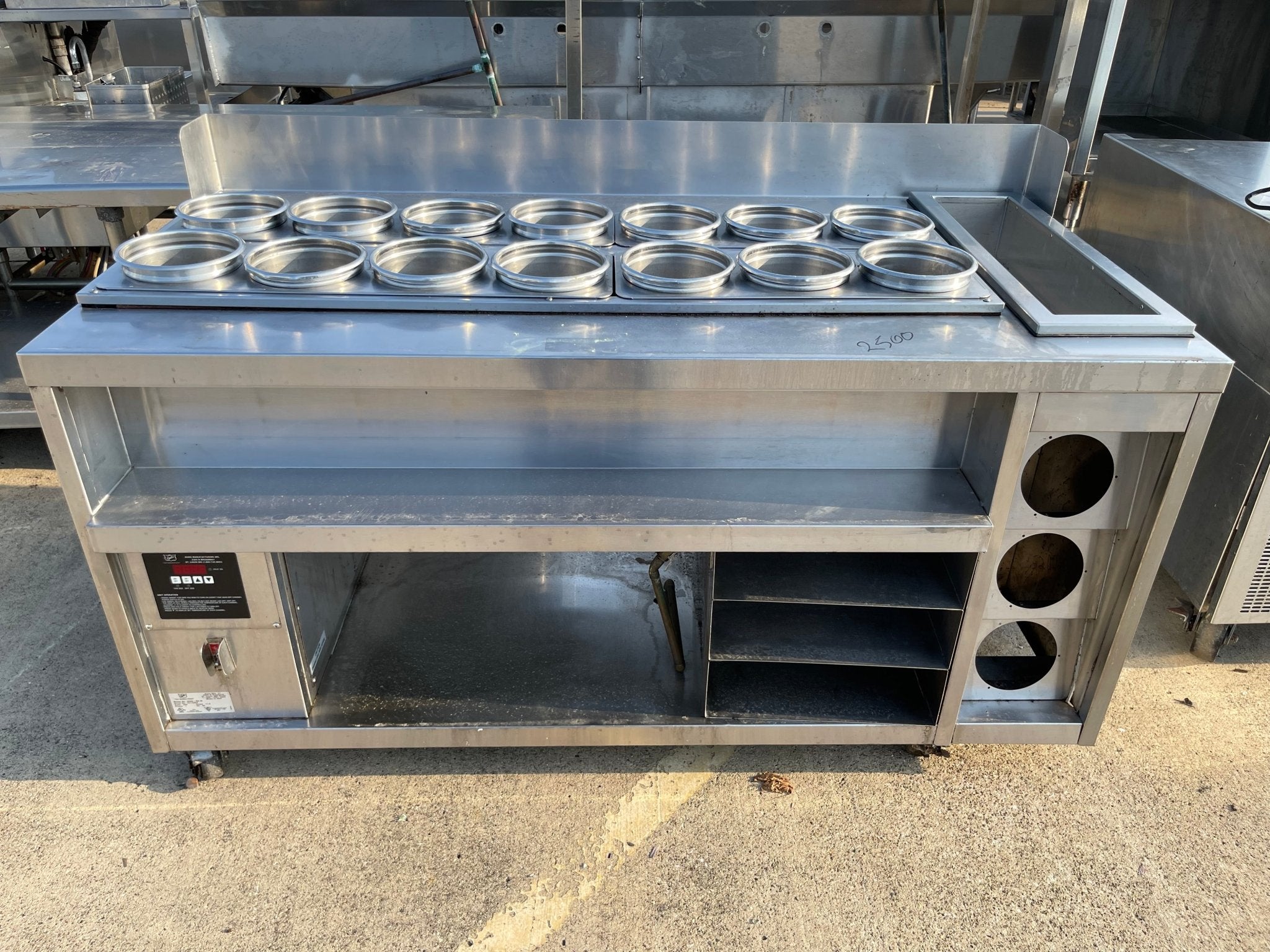 Used Duke Stainless Steel Heated Soup Buffet Table Bar - SS231 - Falcon Restaurant Supply - 1