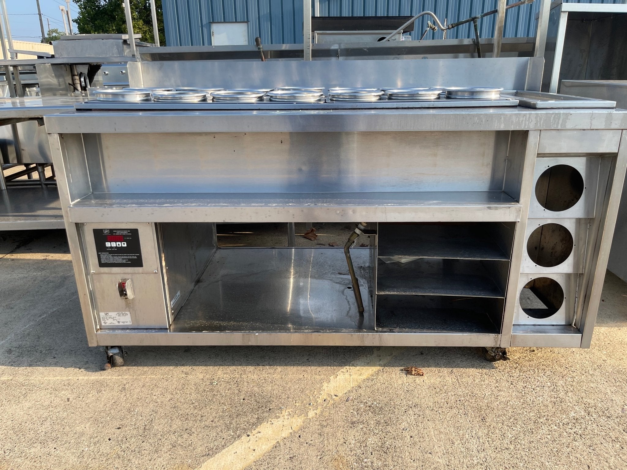 Used Duke Stainless Steel Heated Soup Buffet Table Bar - SS231 - Falcon Restaurant Supply - 3