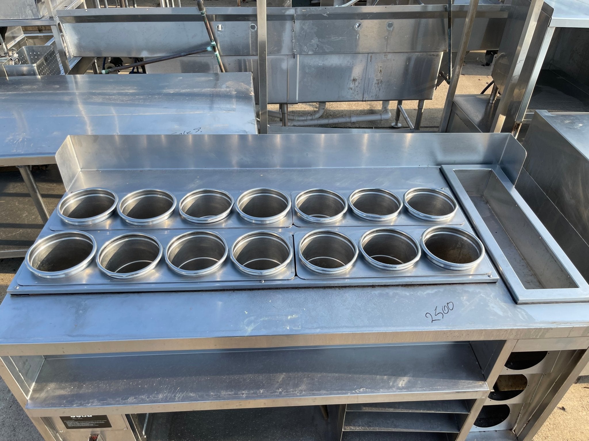 Used Duke Stainless Steel Heated Soup Buffet Table Bar - SS231 - Falcon Restaurant Supply - 4