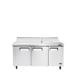 New Atosa MSF8308GR — 72″ Refrigerated Mega Top Sandwich Prep. Table 115V