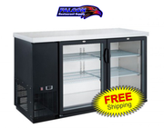 New Dukers DBB60-H2 2 Door Bar and Beverage Cooler (Hinge Doors)