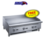 New Dukers DCGM36 36 in. W Flat Top Griddle with 3 Burners