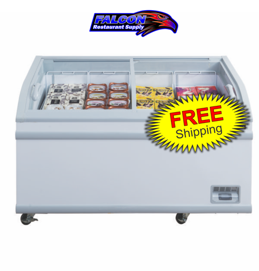 Dukers WD-500Y Commercial Chest Freezer in White 56"