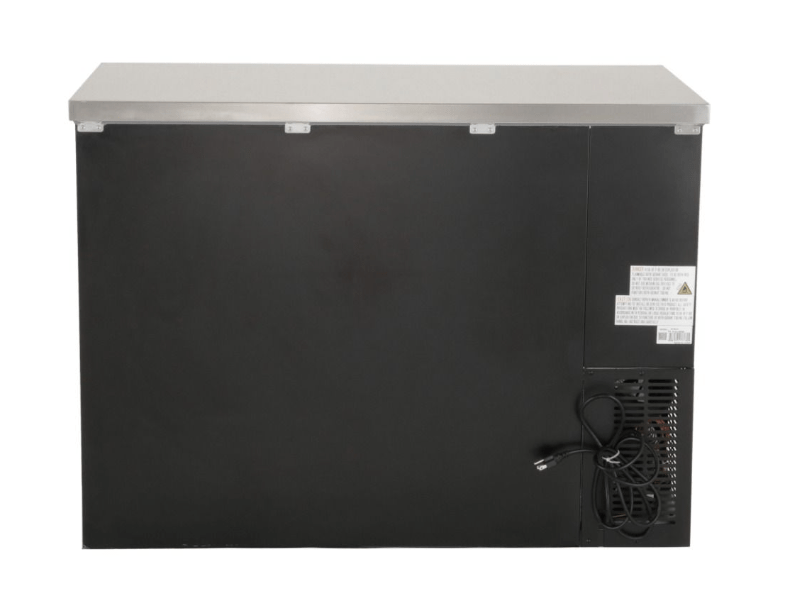 New Norpole NPGB - 48 2 Glass Door 48" Back Bar Refrigerator - Falcon Restaurant Supply - 4