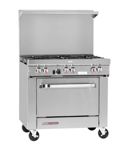 New Southbend S36D 36" 6 Burner Gas Range w/ Standard Oven, Natural Gas