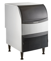 New Scotsman UF424A-1 24" Air Cooled Undercounter Flake Ice Machine - 440lb - 80lb bin storage capacity