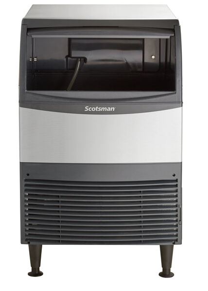 New Scotsman UF424A-1 24" Air Cooled Undercounter Flake Ice Machine - 440lb - 80lb bin storage capacity