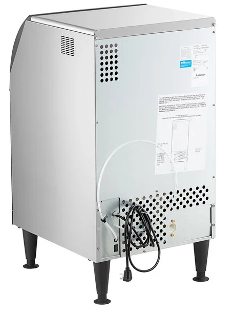 New Scotsman UF2020 20" Air Cooled Undercounter Flake Ice Machine - 216lb. - 57lb bin storage capacity
