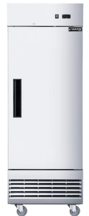 New Dukers D28EF Compact Single Door Commercial Freezer in Stainless Steel