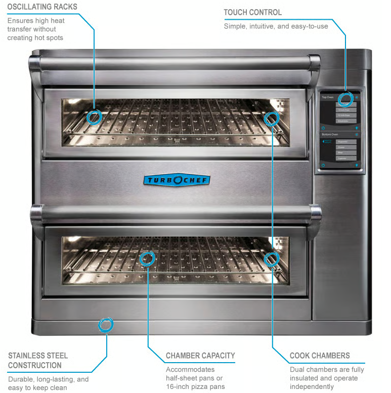 New TurboChef HHD-9500-1 High Speed Countertop Convection Oven, 208v/1ph