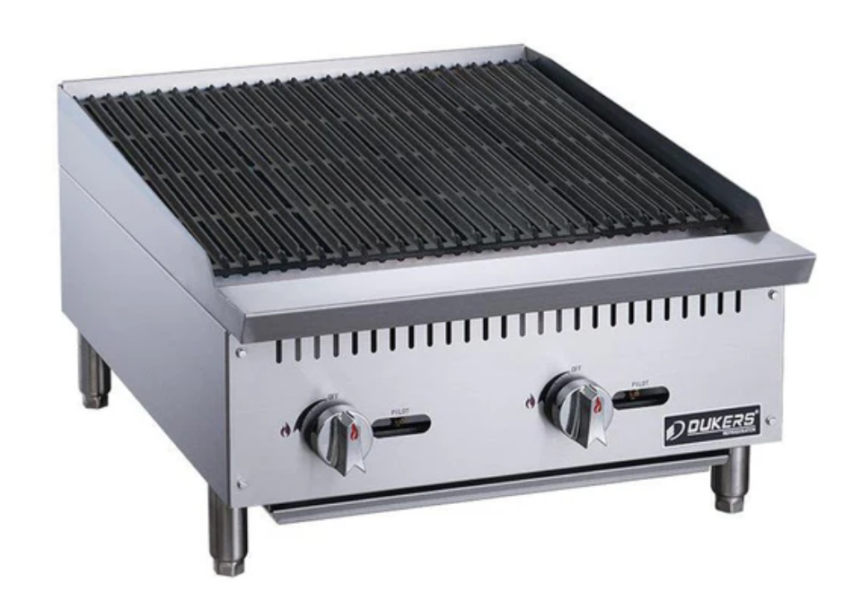 New Dukers DCRB24 24 in. W Countertop Charbroiler