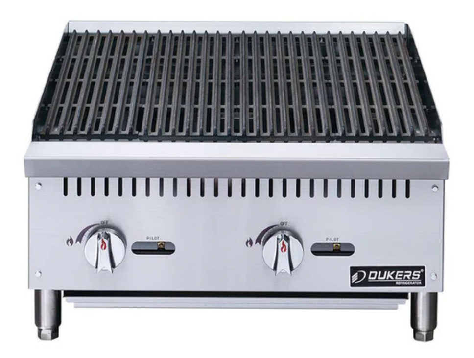 New Dukers DCRB24 24 in. W Countertop Charbroiler